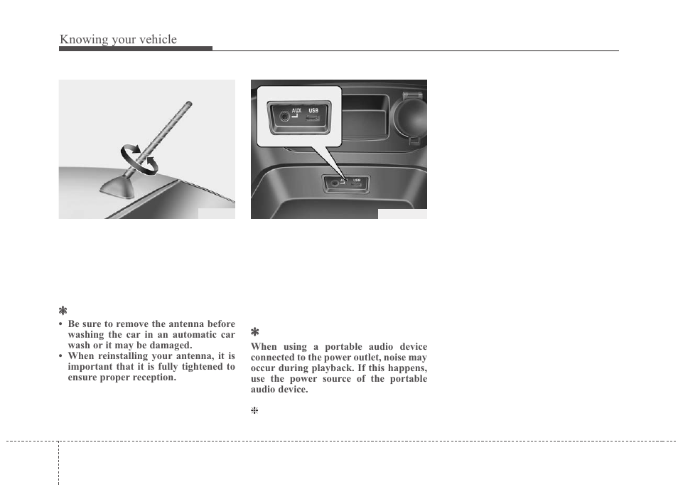 Knowing your vehicle | KIA Rio_Rio5 2010 User Manual | Page 91 / 236