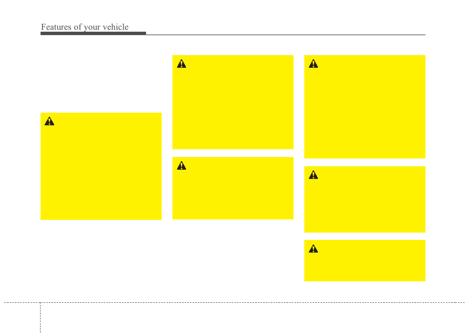 Vq can 3 a(~137)111, Features of your vehicle | KIA Sedona 2010 User Manual | Page 147 / 360