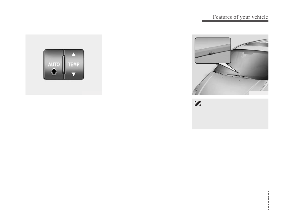 Features of your vehicle | KIA Sedona 2010 User Manual | Page 161 / 360