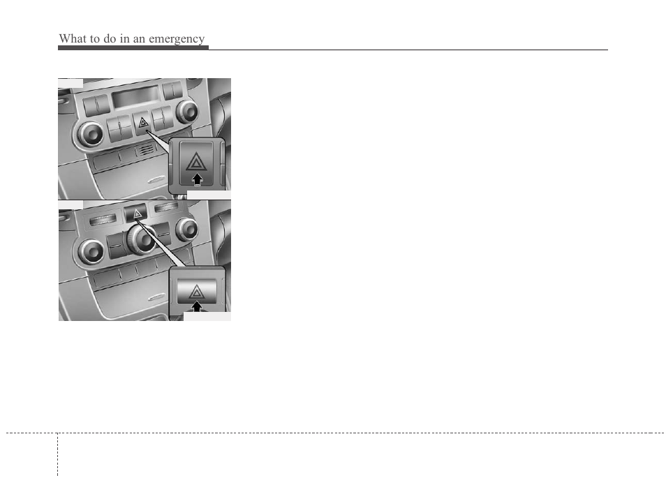 What to do in an emergency | KIA Sedona 2010 User Manual | Page 290 / 360