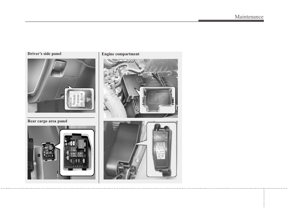 Maintenance | KIA Sedona 2010 User Manual | Page 329 / 360