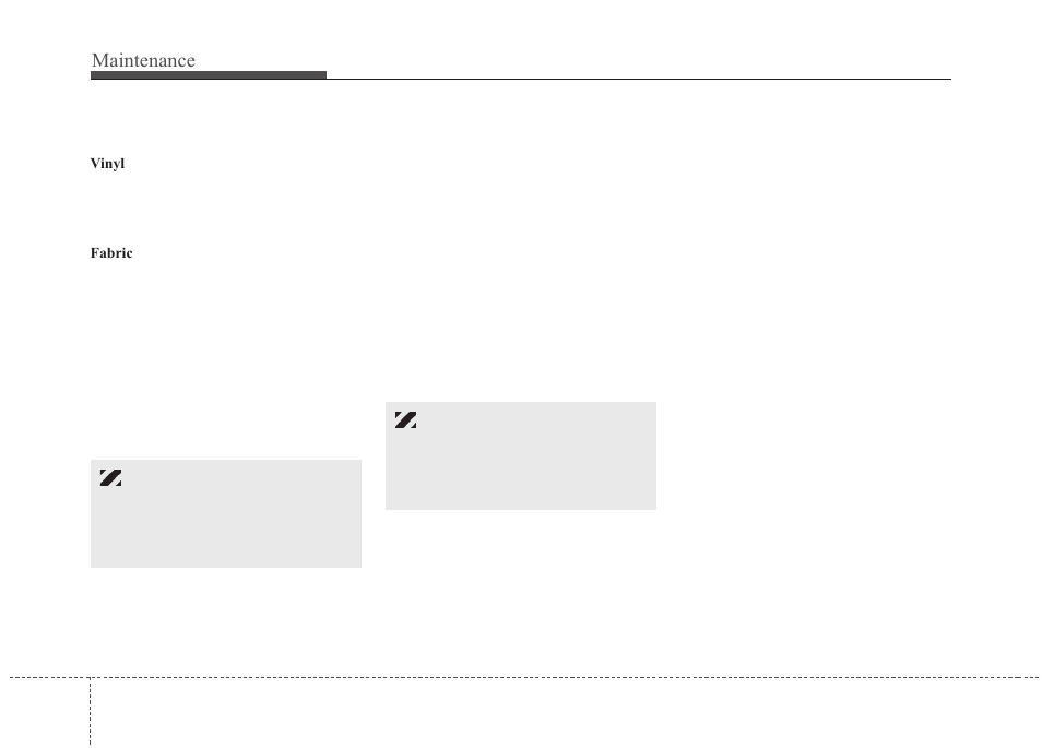 Maintenance | KIA Sedona 2010 User Manual | Page 352 / 360