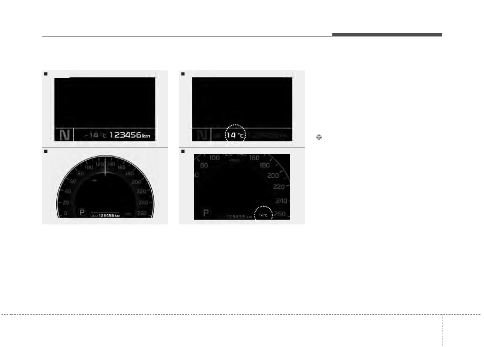 Features of your vehicle | KIA Cadenza 2014 User Manual | Page 125 / 415