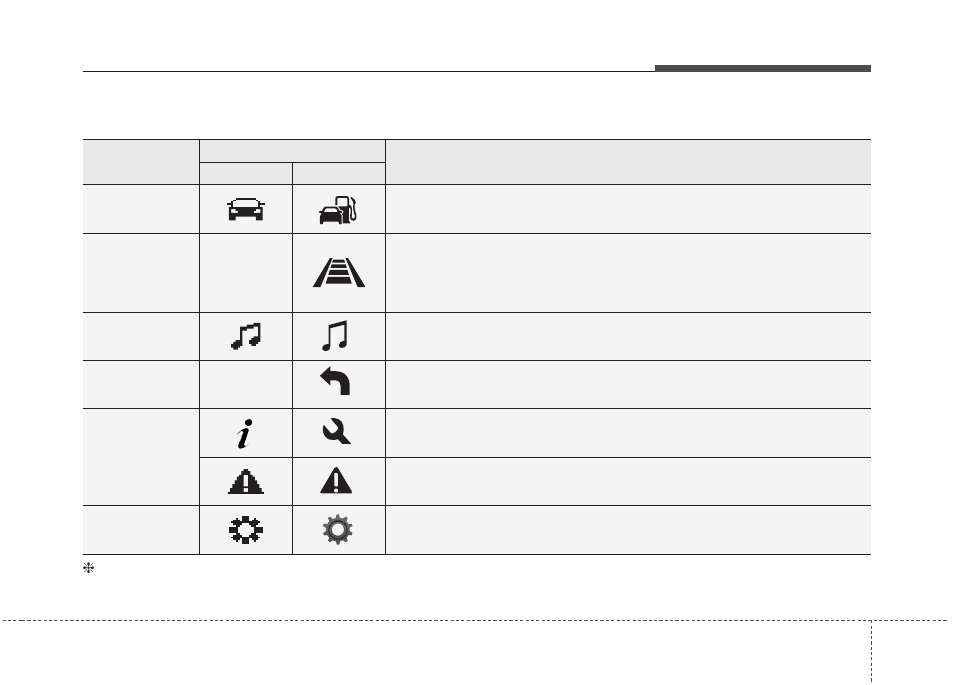 Features of your vehicle, Lcd display | KIA Cadenza 2014 User Manual | Page 127 / 415