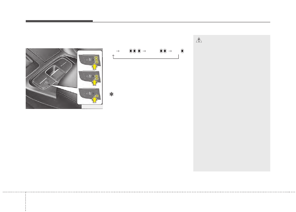 Features of your vehicle, Notice, Caution | KIA Cadenza 2014 User Manual | Page 202 / 415