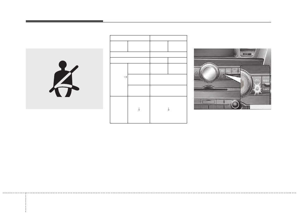 Safety features of your vehicle | KIA Cadenza 2014 User Manual | Page 28 / 415