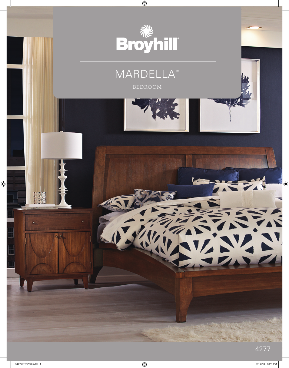 Broyhill MARDELLA DOOR DRESSER, CHEST, NIGHTSTAND Product Details User Manual | 4 pages