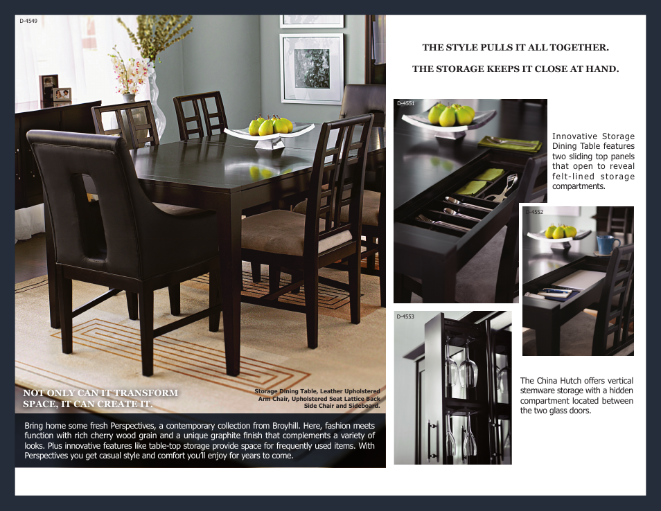 Broyhill PERSPECTIVES LEATHER UPHOLSTERED COUNTER STOOL Product Details User Manual | Page 2 / 4