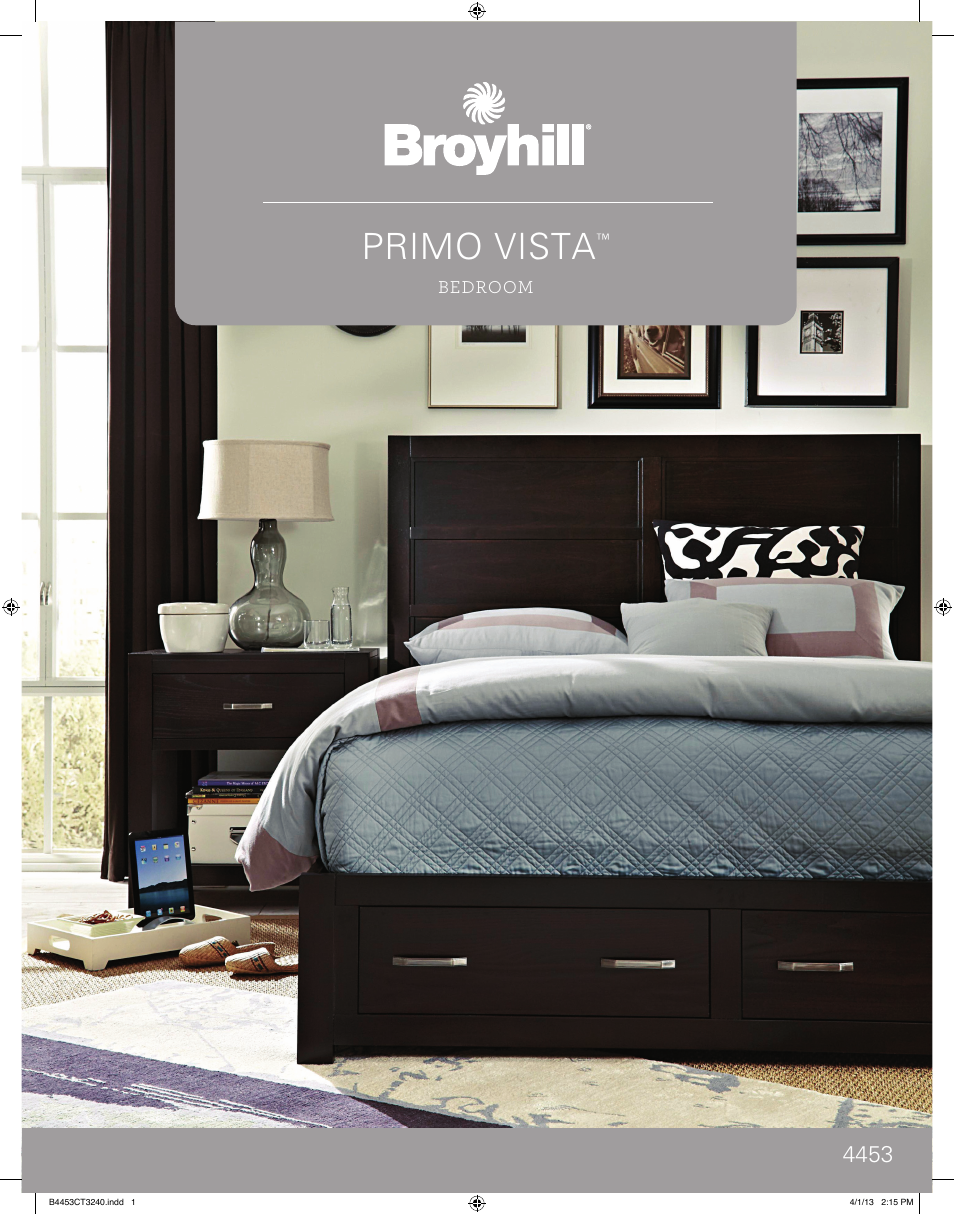 Broyhill PRIMO VISTA DRESSER MIRROR Product Details User Manual | 4 pages