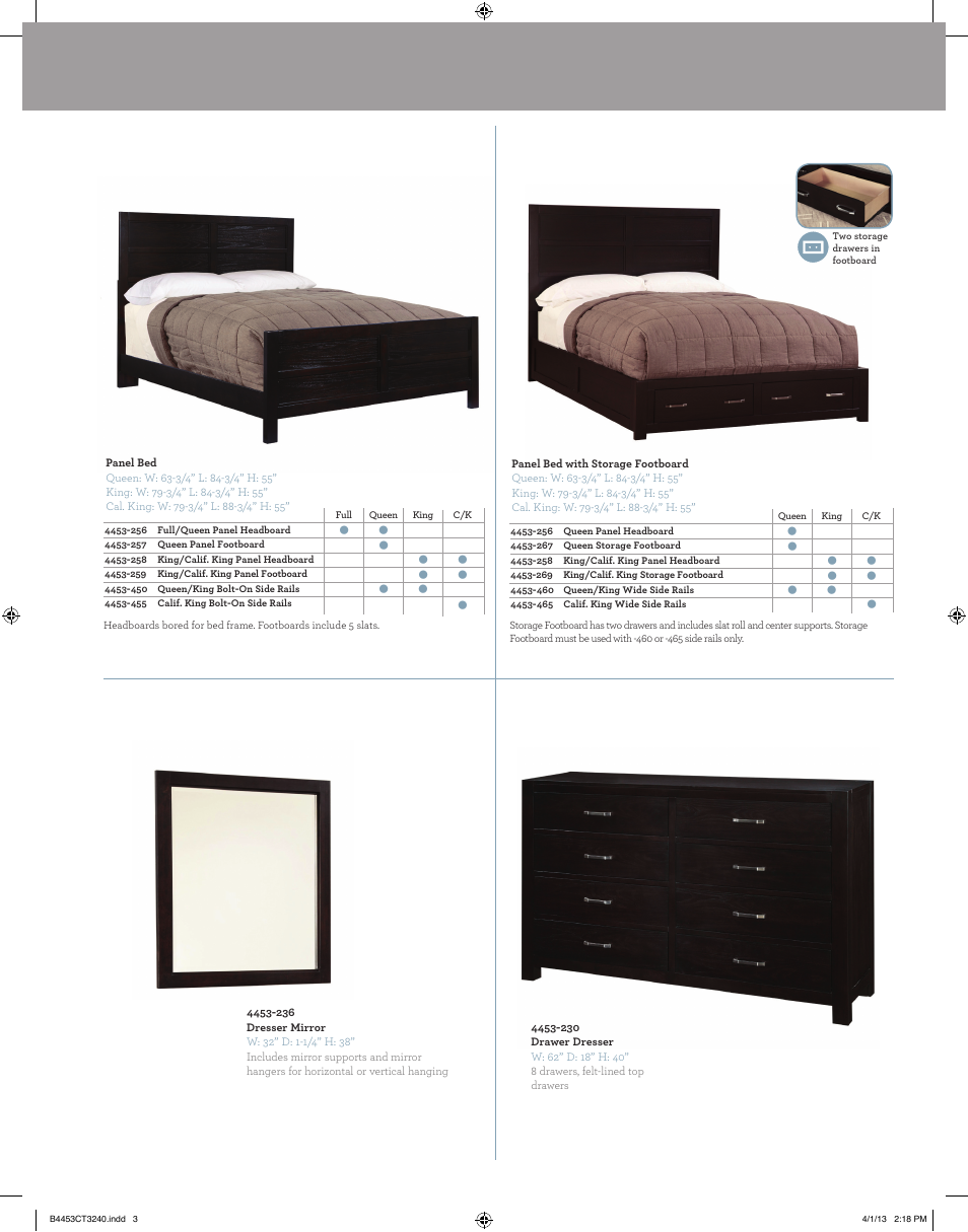 Broyhill PRIMO VISTA DRESSER MIRROR Product Details User Manual | Page 3 / 4