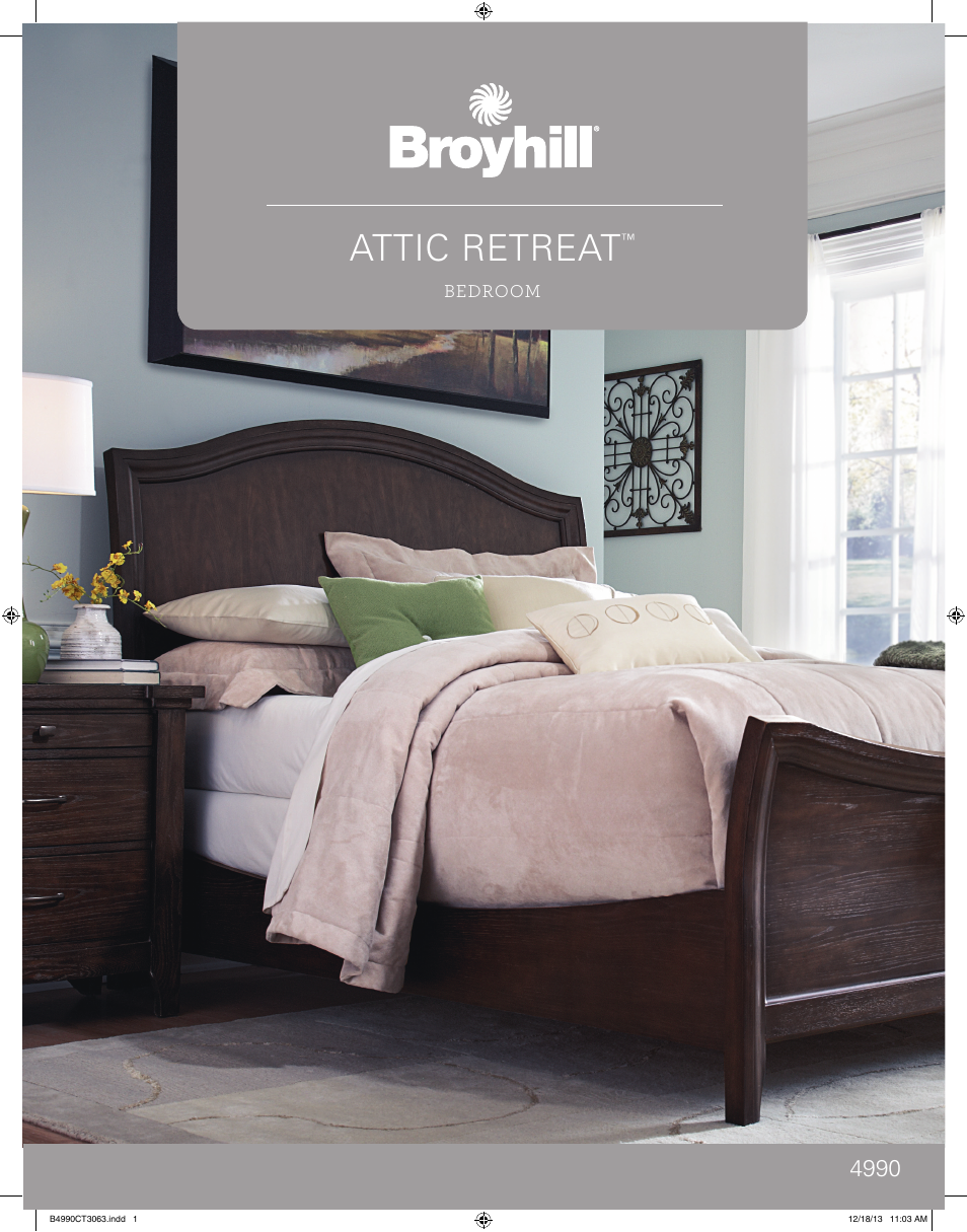 Broyhill ATTIC RETREAT DRAWER DRESSER, CHEST, NIGHTSTAND Product Details User Manual | 4 pages