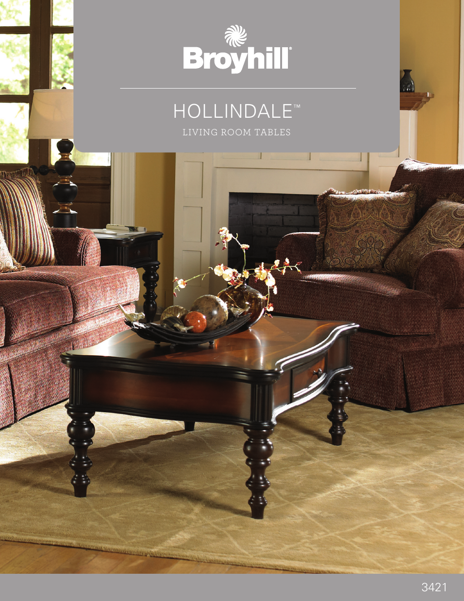 Broyhill HOLLINDALE CHAIRSIDE CHEST Product Details User Manual | 2 pages