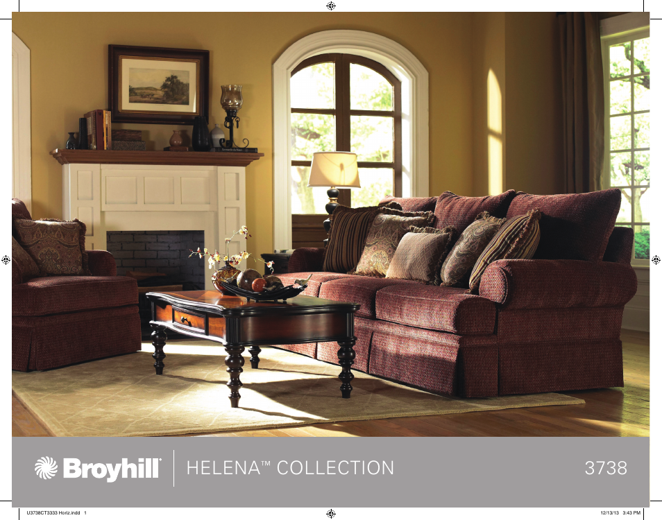 Broyhill HELENA SOFA, CHAIRS Product Details User Manual | 2 pages