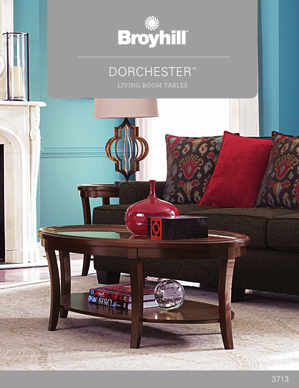 Broyhill DORCHESTER DEMILUNE SOFA TABLE Product Details User Manual | 2 pages