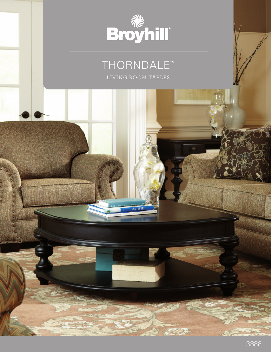 Broyhill THORNDALE CHAIRSIDE CHEST Product Details User Manual | 2 pages