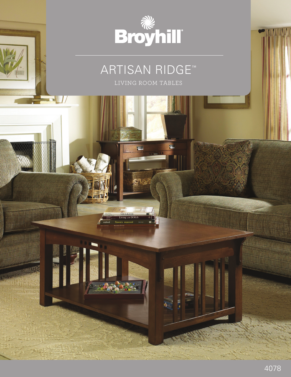 Broyhill ARTISAN RIDGE ENTERTAINMENT CONSOLE Product Details User Manual | 2 pages