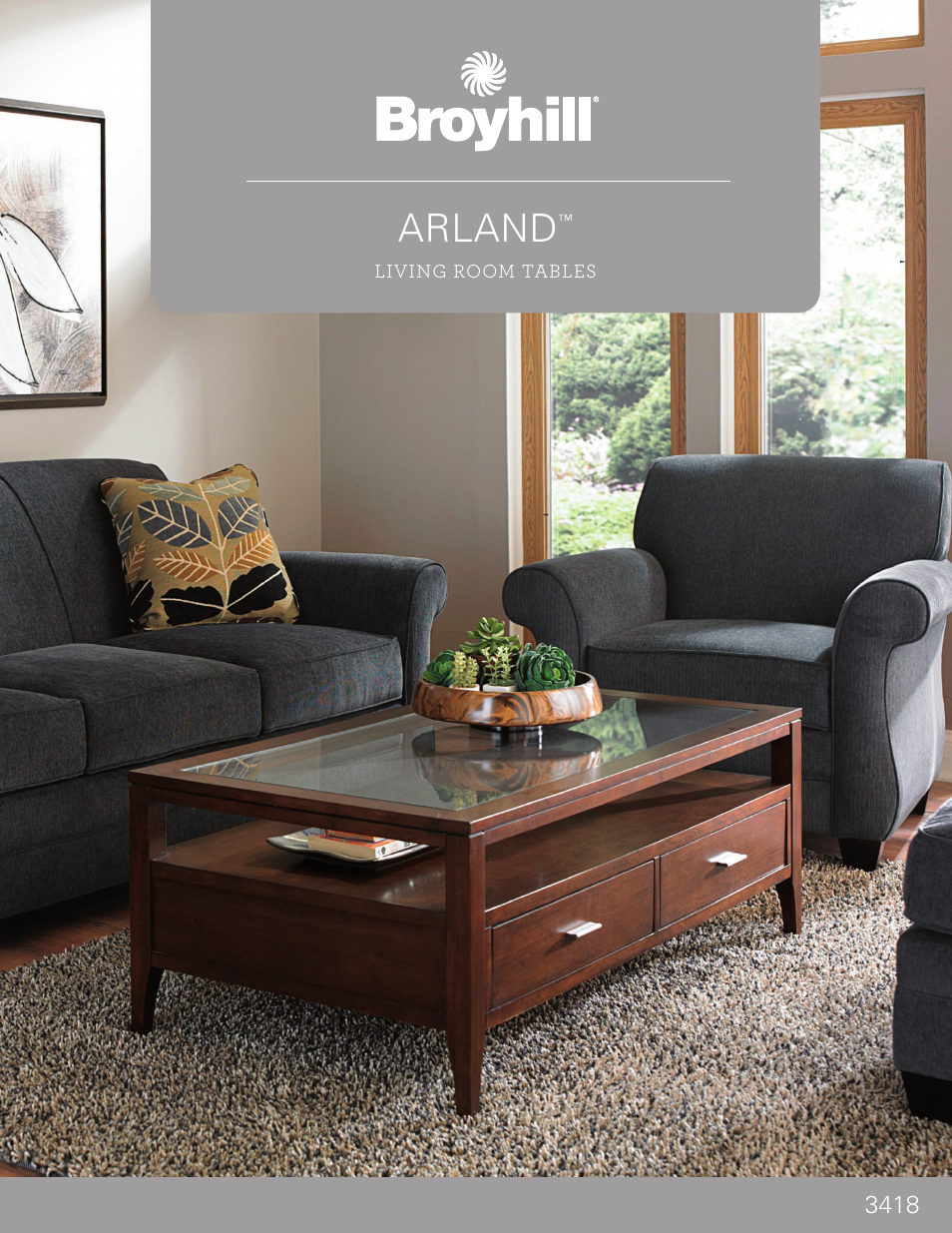 Broyhill ARLAND CHAIRSIDE TABLE Product Details User Manual | 2 pages