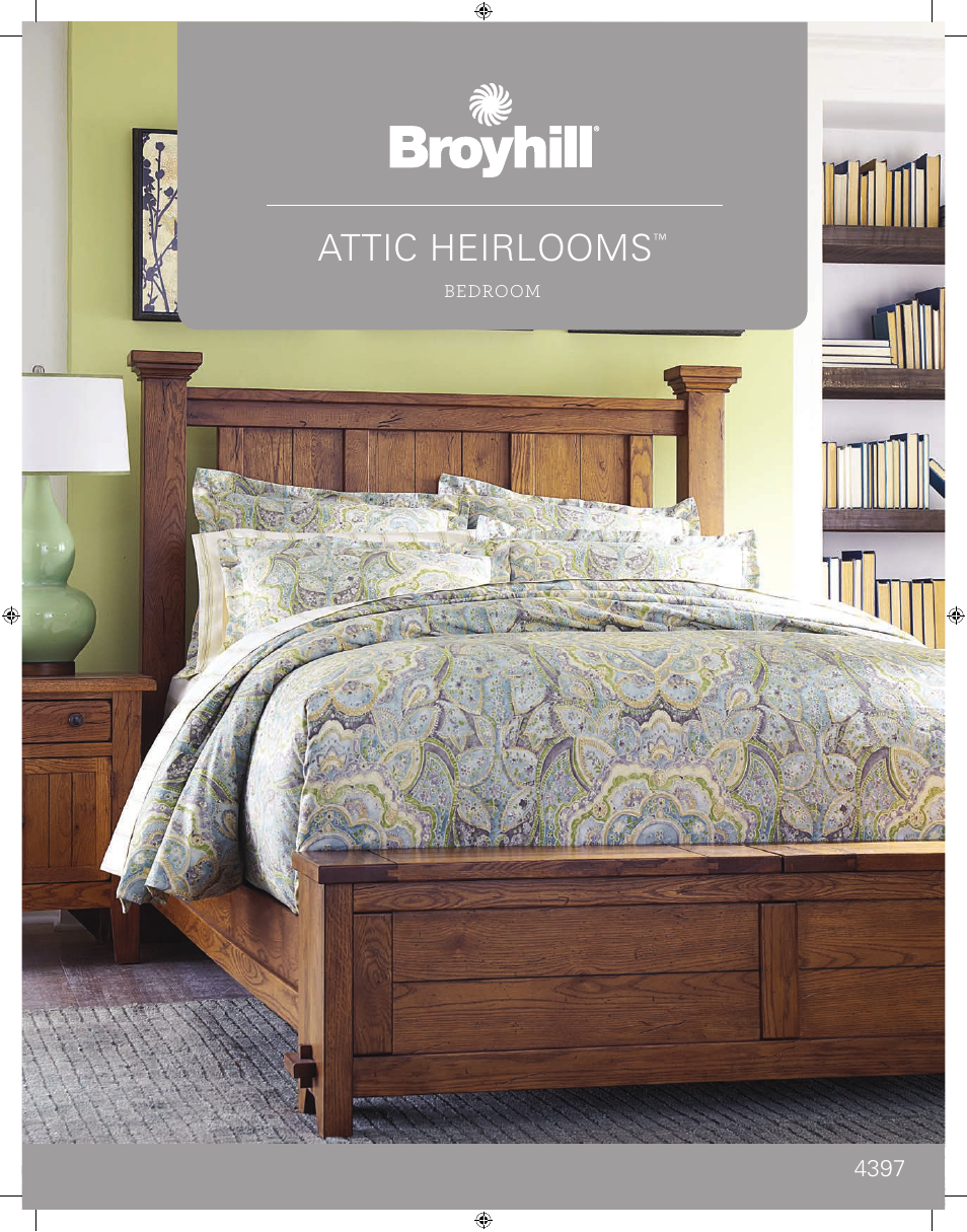 Broyhill ATTIC HEIRLOOMS DRESSER MIRROR Product Details User Manual | 8 pages