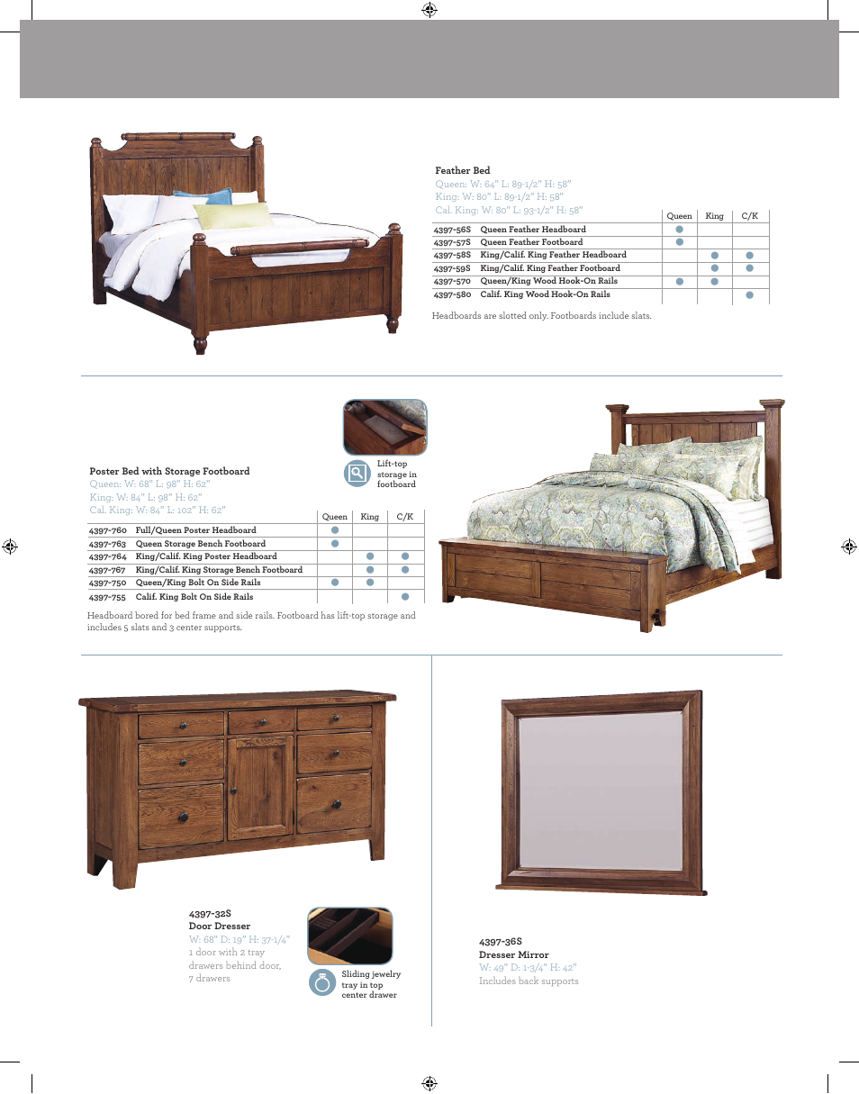 Broyhill ATTIC HEIRLOOMS DRESSER MIRROR Product Details User Manual | Page 3 / 8