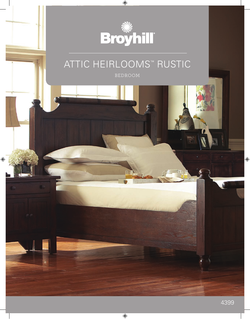 Attic heirlooms, Rustic | Broyhill ATTIC HEIRLOOMS DRESSER MIRROR Product Details User Manual | Page 5 / 8