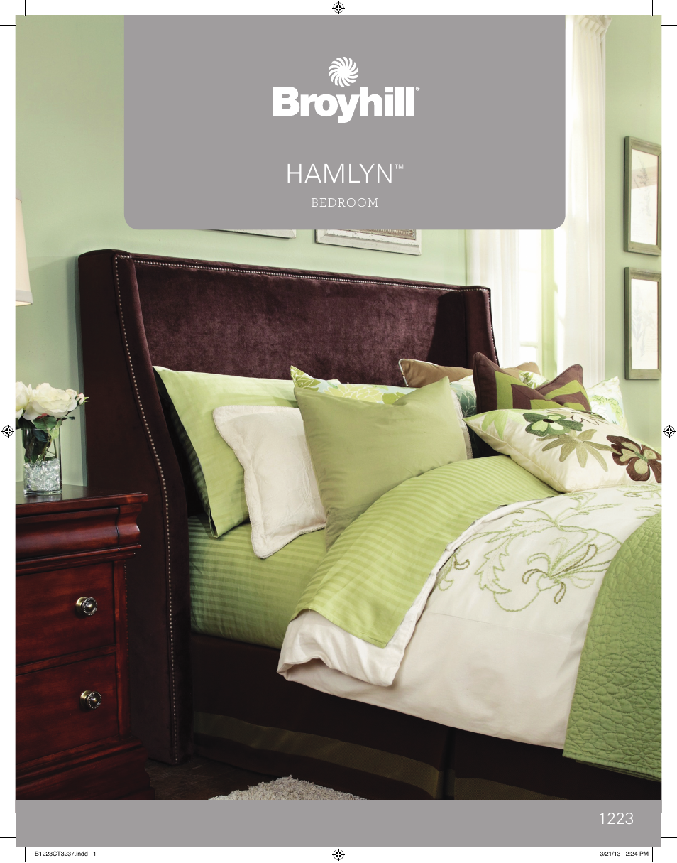 Hamlyn | Broyhill ANDRINA UPHOLSTERED BED Product Details User Manual | Page 3 / 8