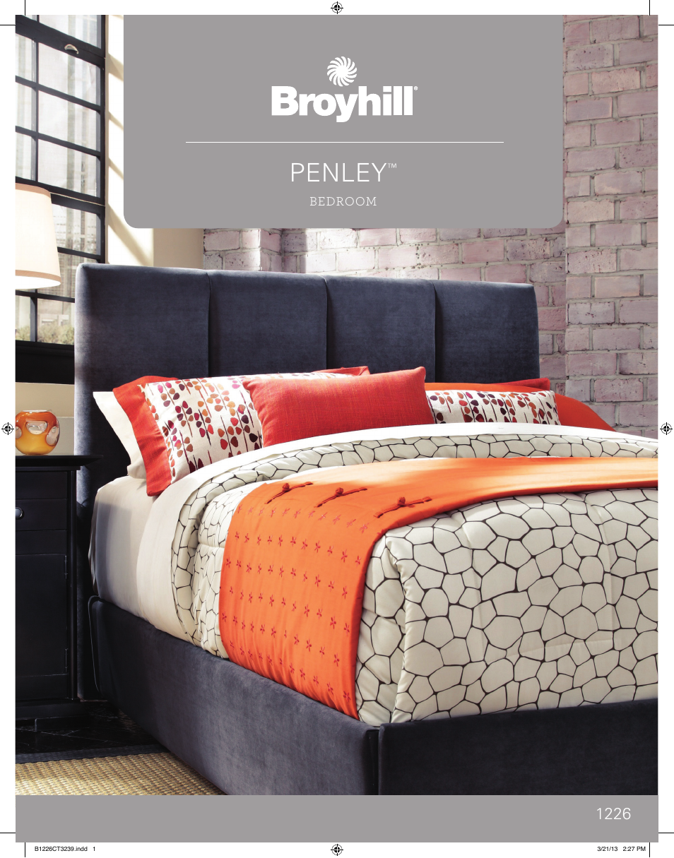 Penley | Broyhill ANDRINA UPHOLSTERED BED Product Details User Manual | Page 7 / 8