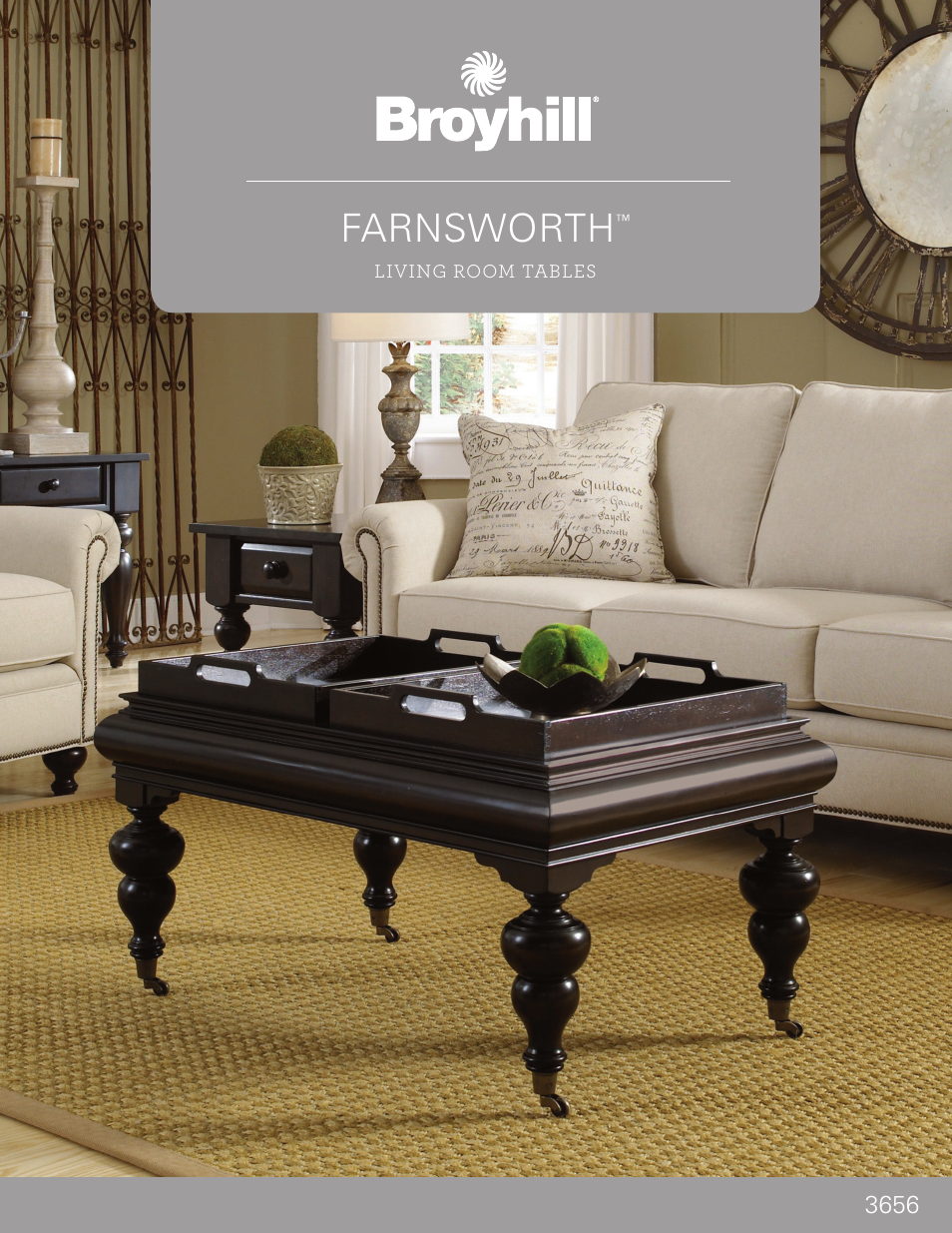 Broyhill FARNSWORTH END TABLE Product Details User Manual | 2 pages