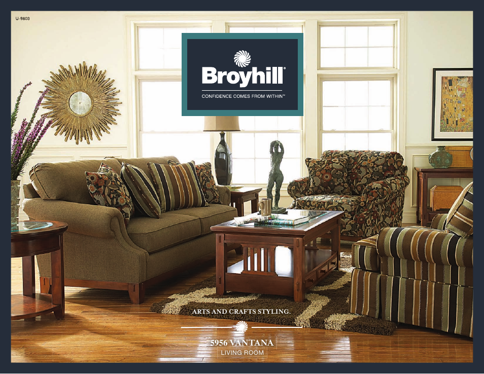 Broyhill VANTANA RECTANGULAR END TABLE Product Details User Manual | 2 pages