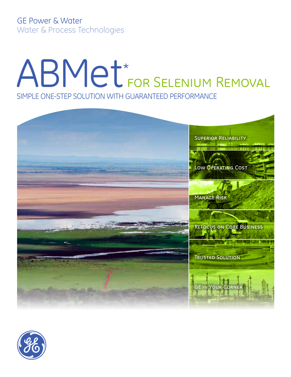 GE P&W ABMet for Selenium Removal User Manual | 3 pages