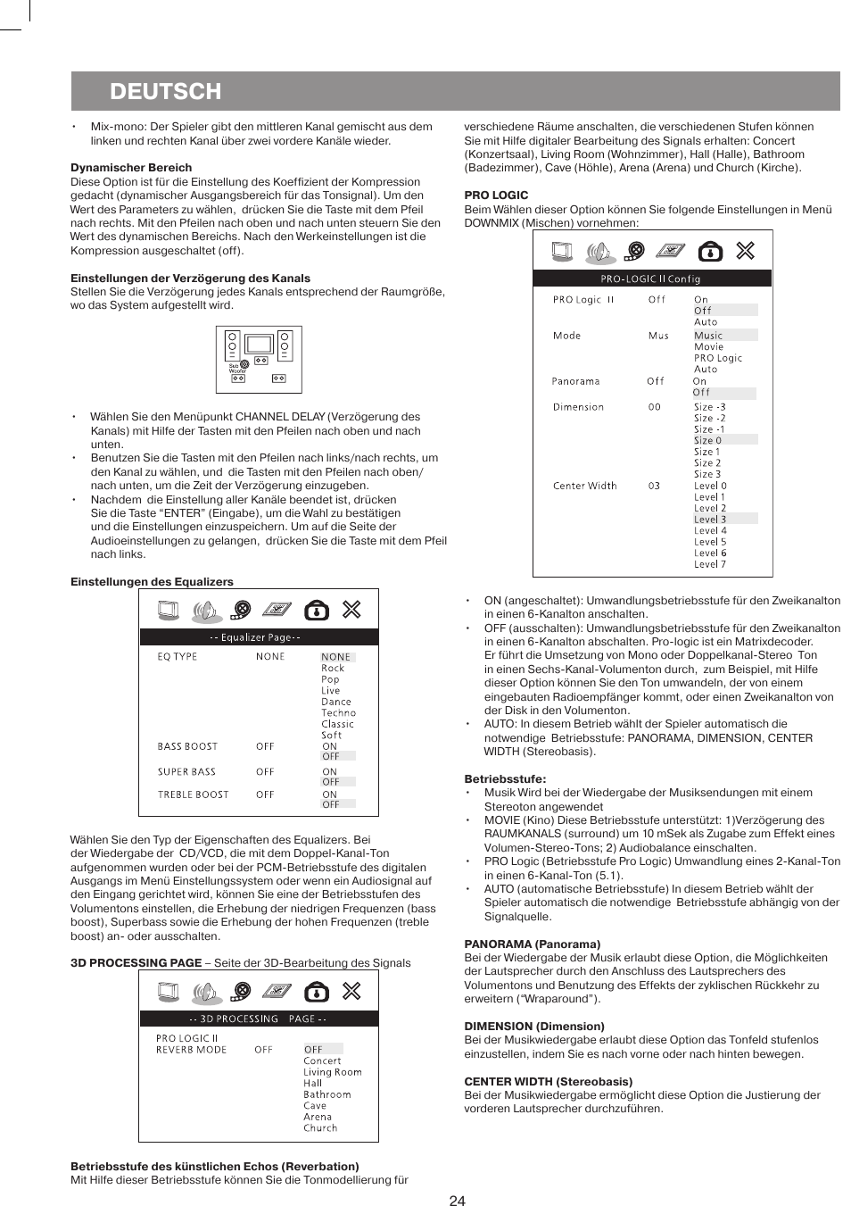 Oo 1 1 o, Ilj l°°l l°°l, 0), ß | Deutsch, Cs «oi 3 & k | Vitek VT-4086 SR User Manual | Page 24 / 68