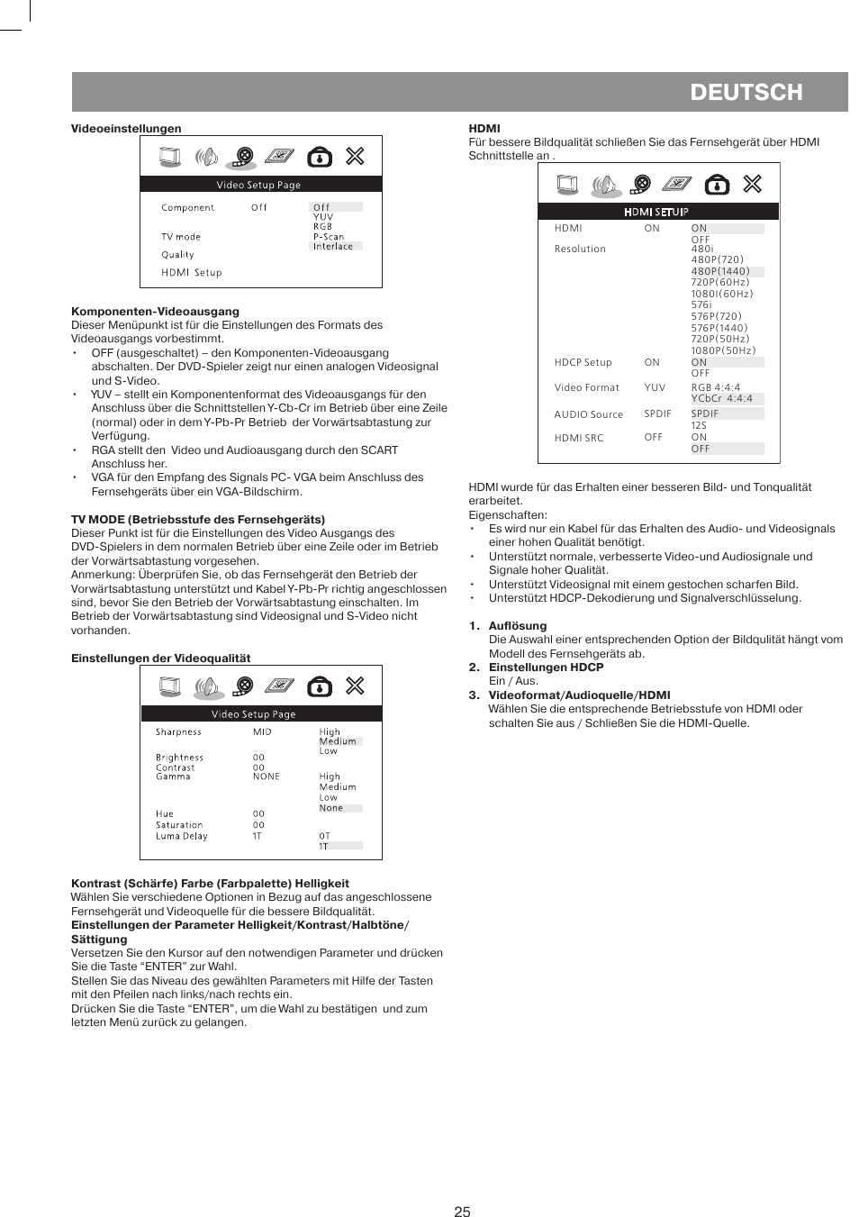 Deutsch, A 3 ^ ' & k | Vitek VT-4086 SR User Manual | Page 25 / 68