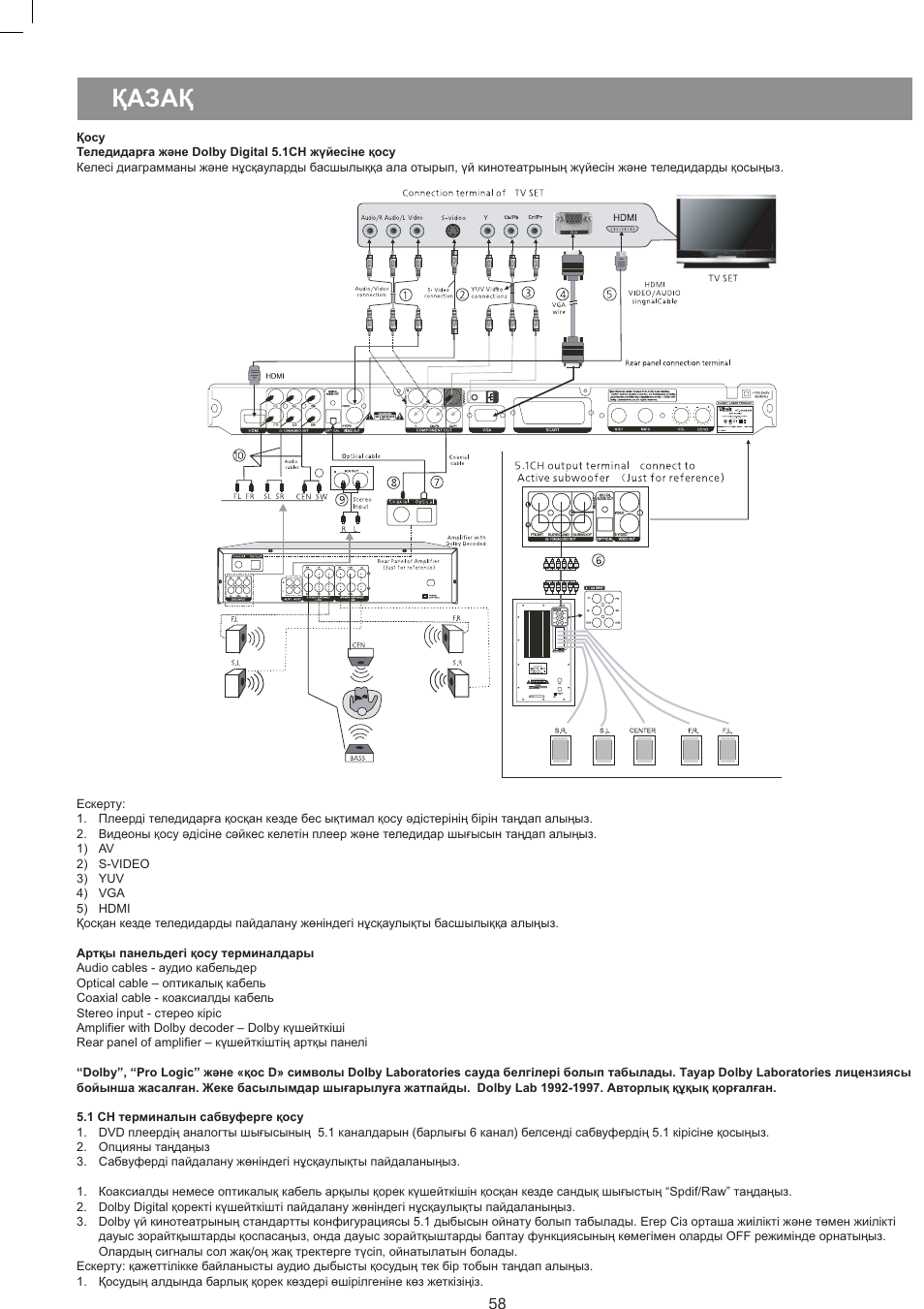 Казак | Vitek VT-4086 SR User Manual | Page 58 / 68