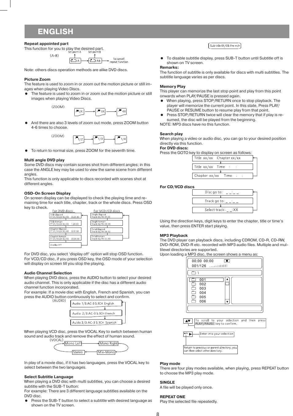 English | Vitek VT-4086 SR User Manual | Page 8 / 68