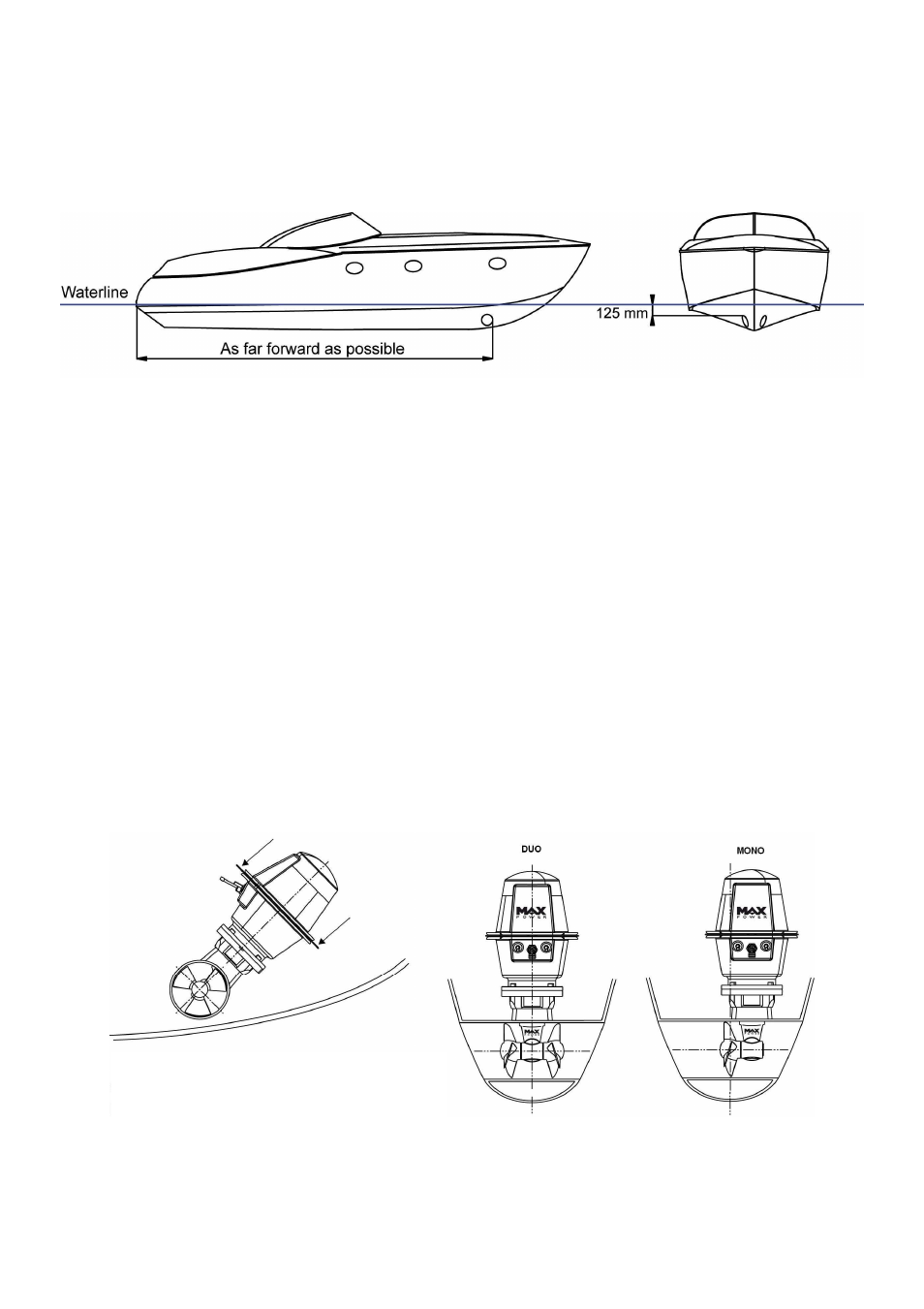 MAX Power CT45-IP Electric Tunnel Thruster User Manual | Page 3 / 19