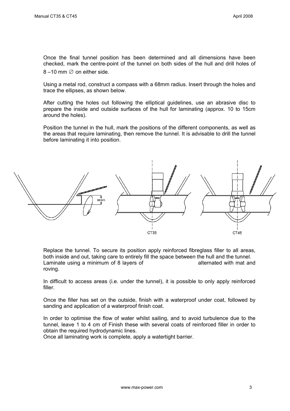 MAX Power CT45 Electric Tunnel Thruster User Manual | Page 4 / 19