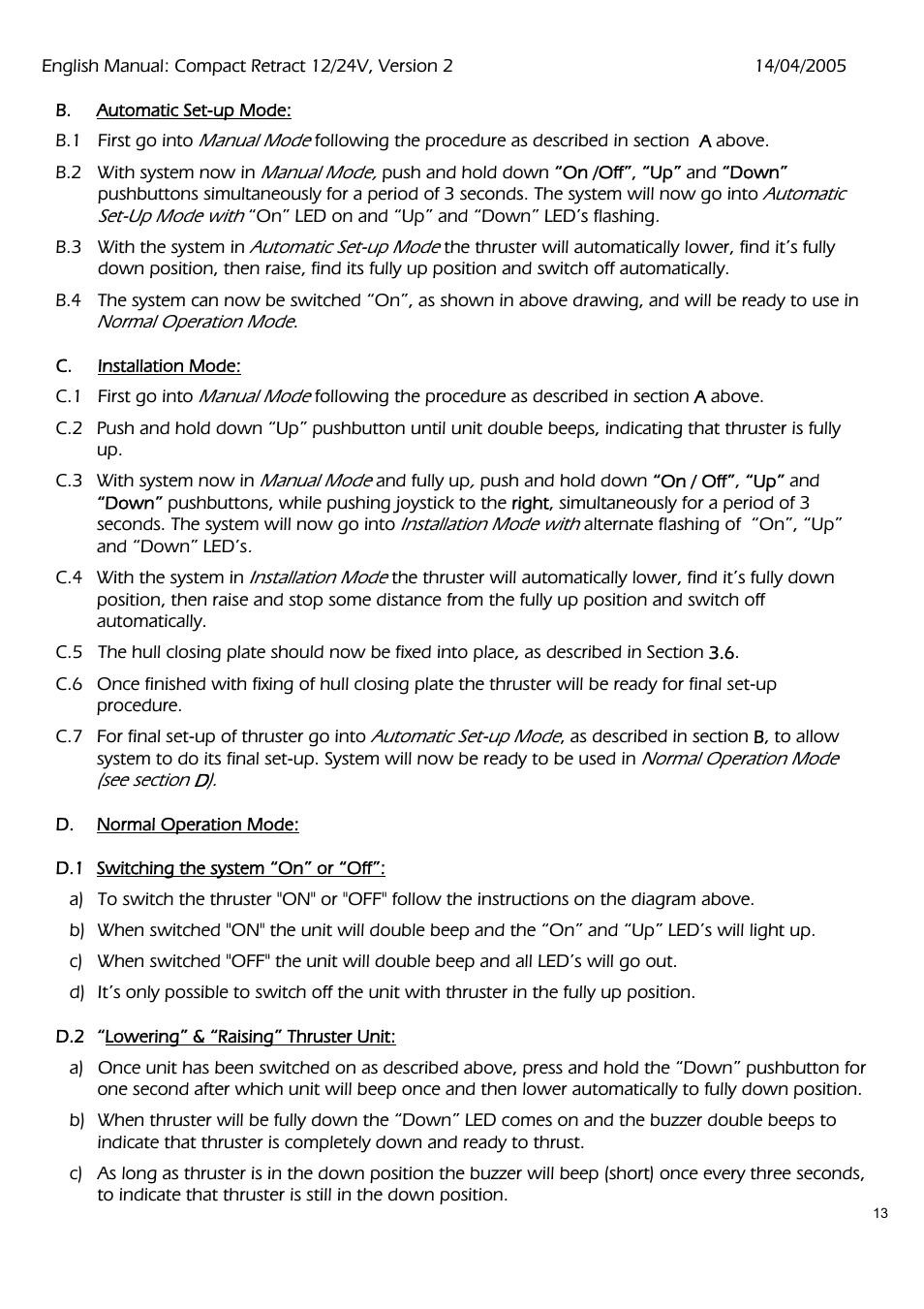 MAX Power COMPACT User Manual | Page 13 / 21