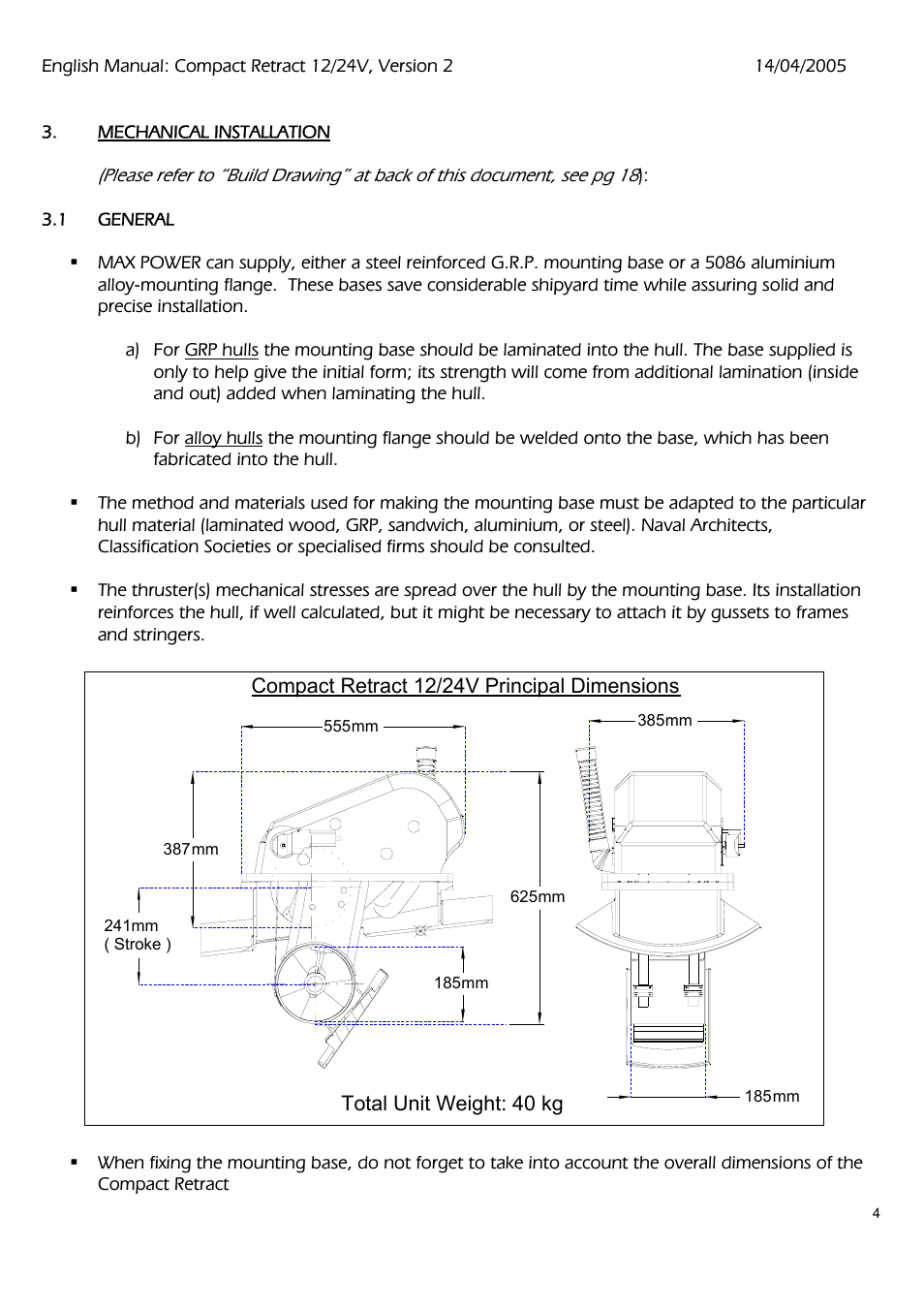 MAX Power COMPACT User Manual | Page 4 / 21