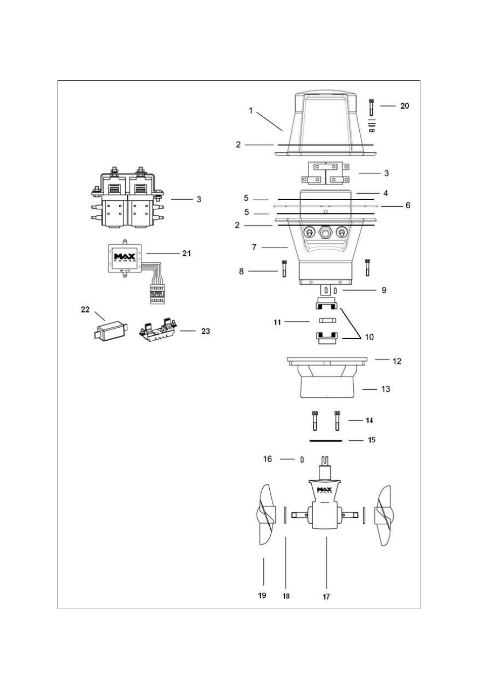 MAX Power CT125-IP Electric Tunnel Thruster User Manual | Page 14 / 19