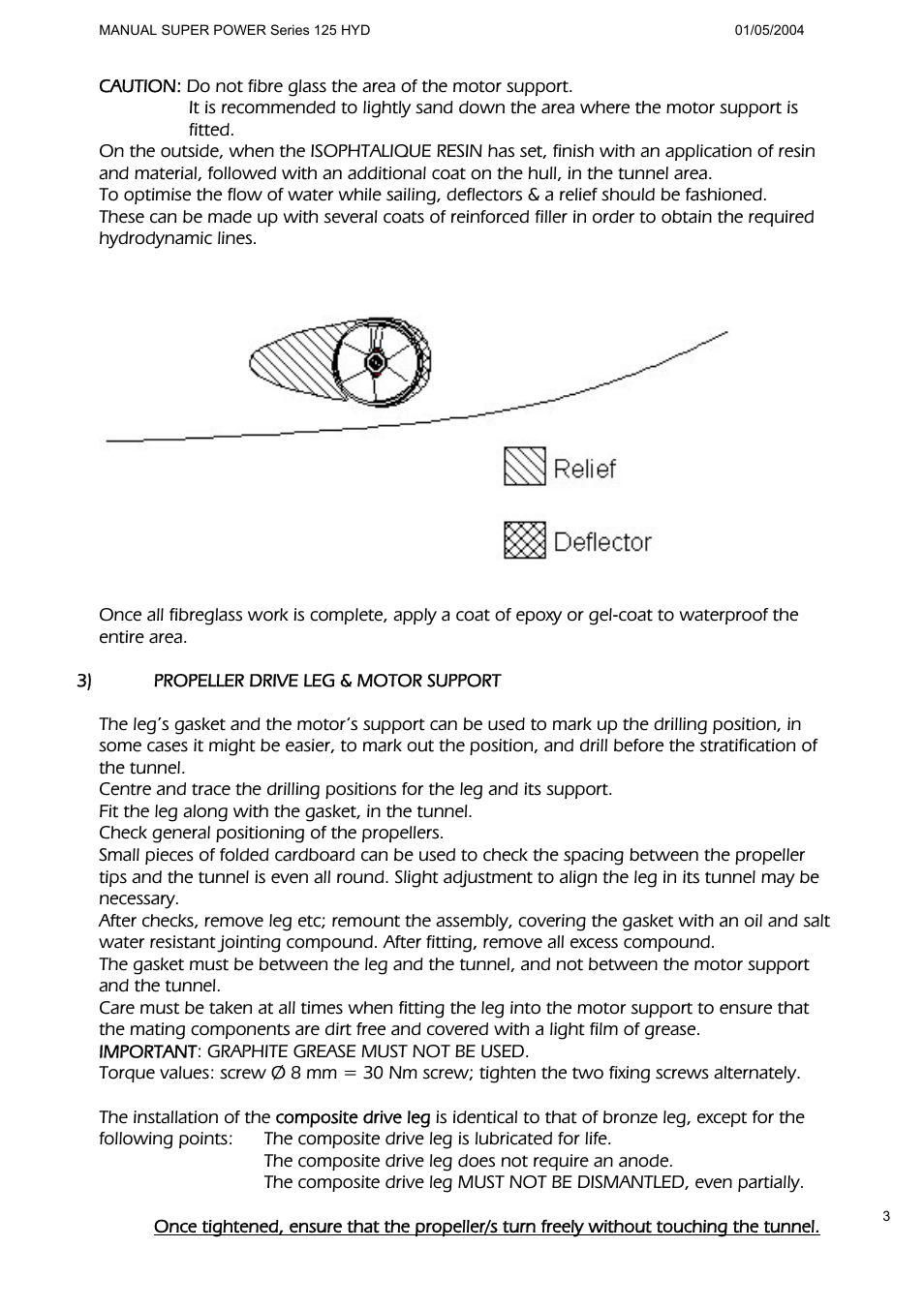 MAX Power HYD125 Hydraulic Tunnel Thruster User Manual | Page 4 / 20