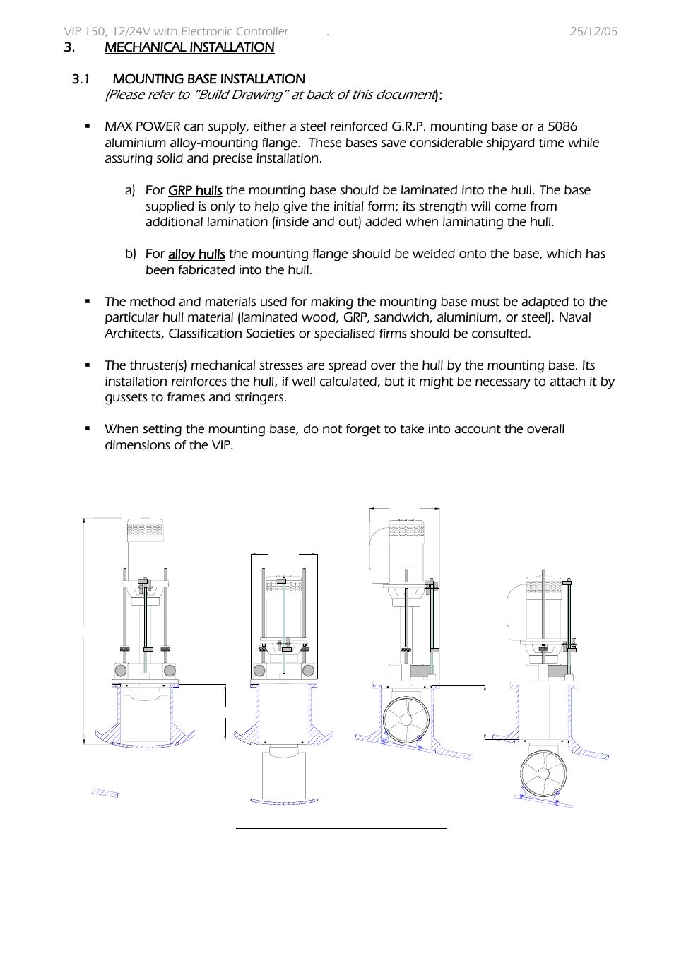 MAX Power VIP 150 Electric Retractable Thruster User Manual | Page 4 / 29