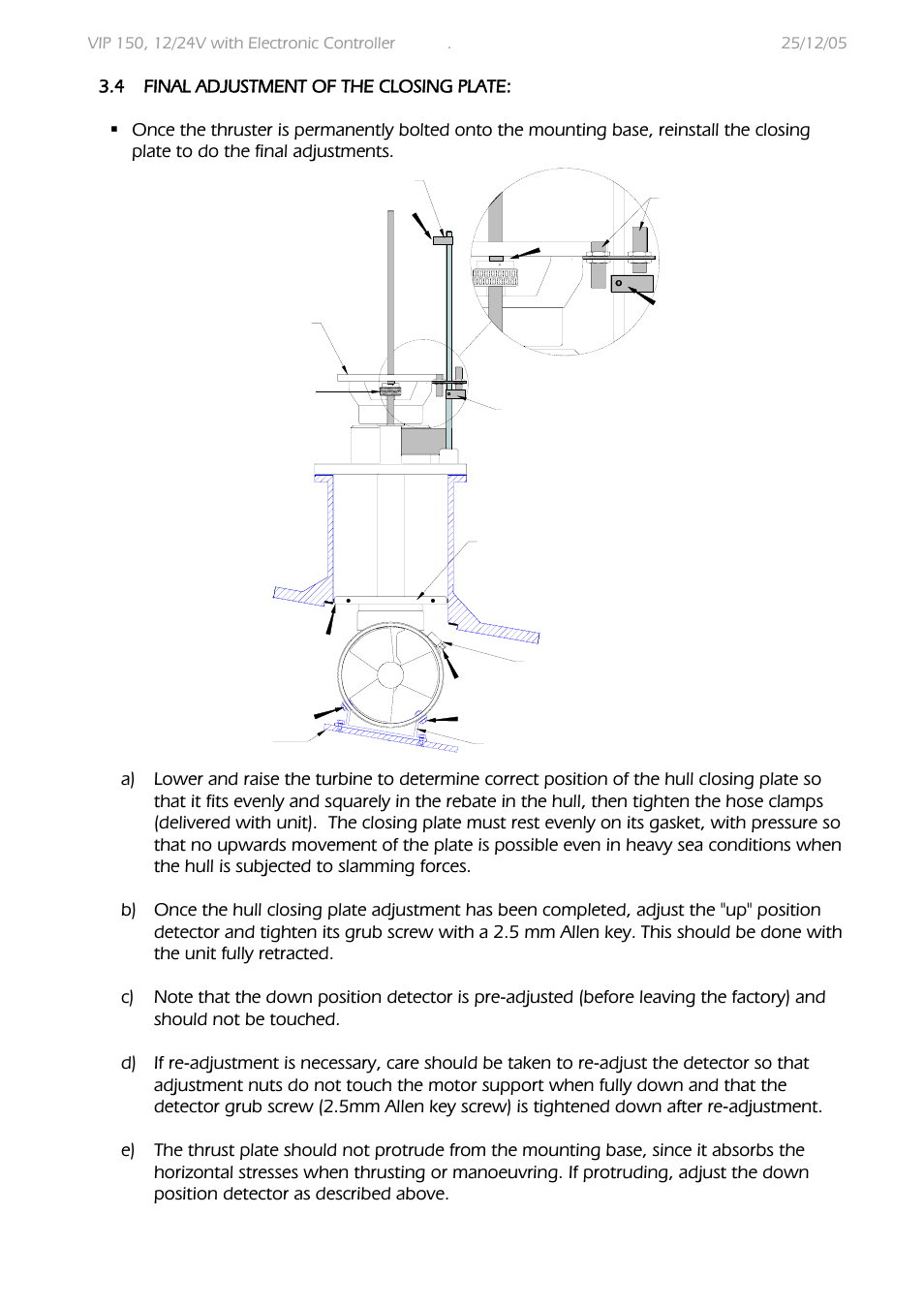 MAX Power VIP 150 Electric Retractable Thruster User Manual | Page 7 / 29