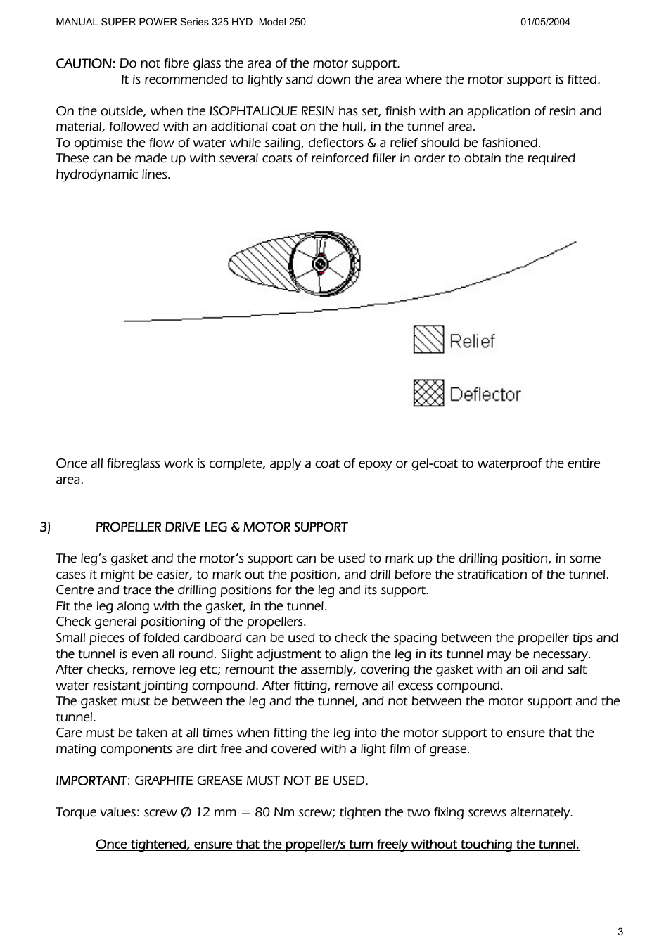 MAX Power HYD325_250 Hydraulic Tunnel Thruster User Manual | Page 4 / 20