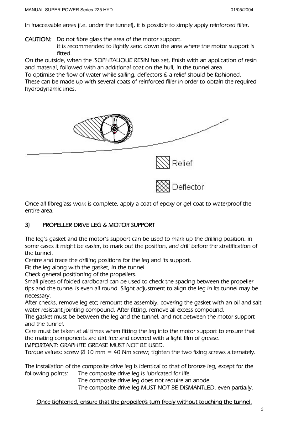 MAX Power HYD225 Hydraulic Tunnel Thruster User Manual | Page 4 / 20