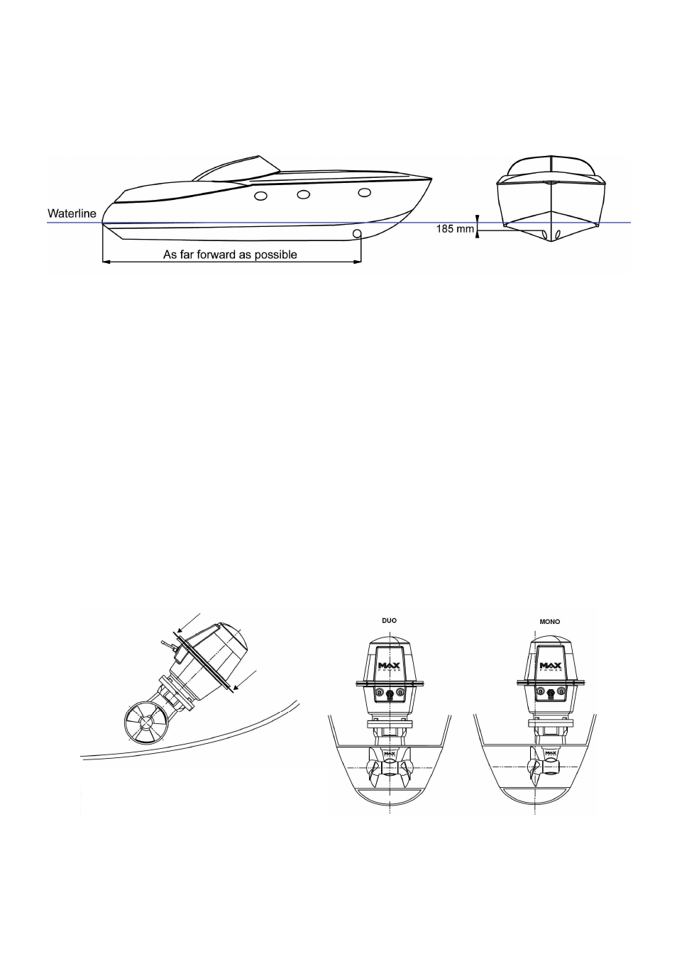 MAX Power CT80-IP Electric Tunnel Thruster User Manual | Page 3 / 19