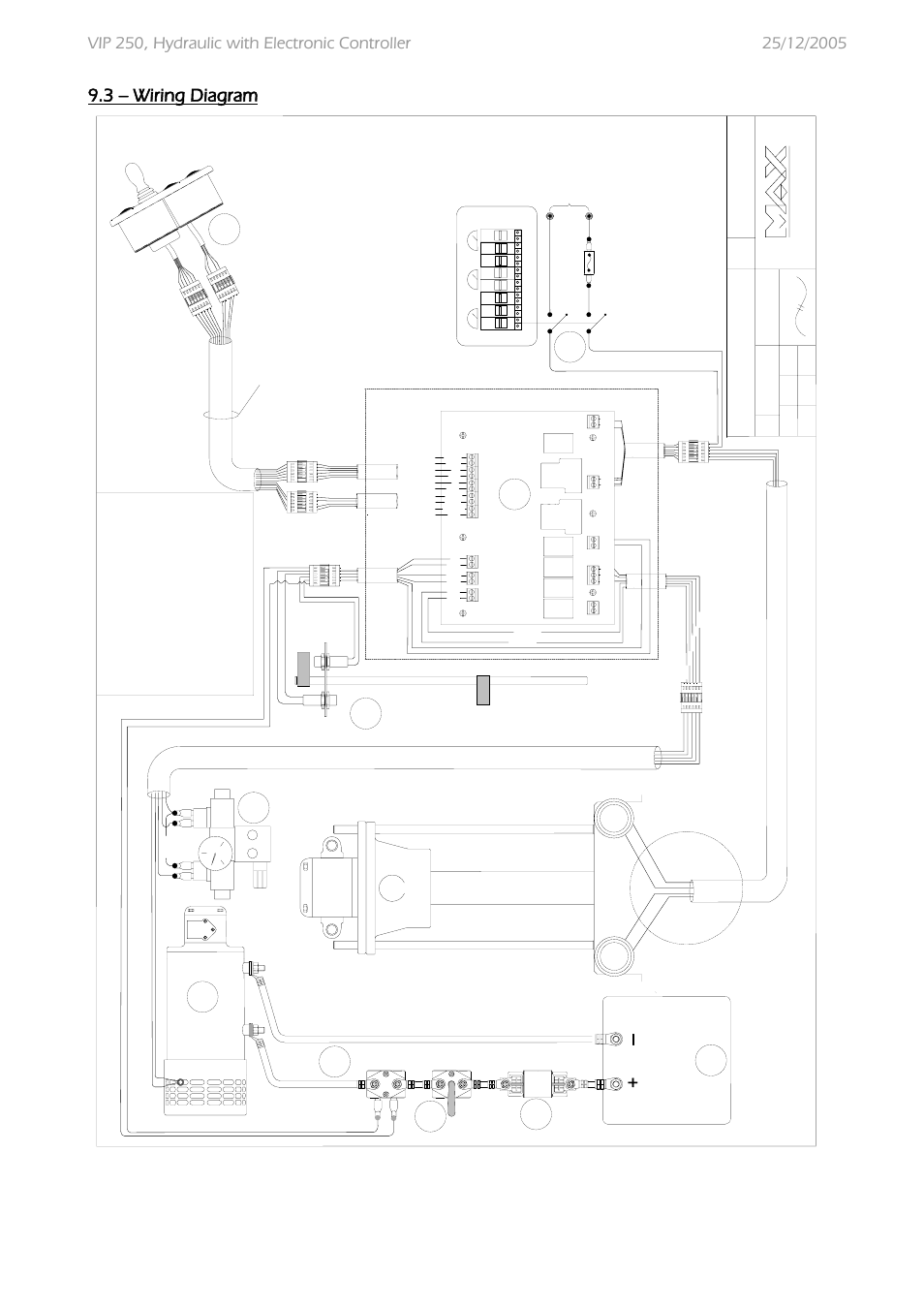 3 – wiring diagram, Power, 12/24v high power starting t y pe battery bank | Vip 150 hyd: wiring diagram, Yachts m a in dc equipm ent breaker board | MAX Power VIP250-HYD User Manual | Page 22 / 32