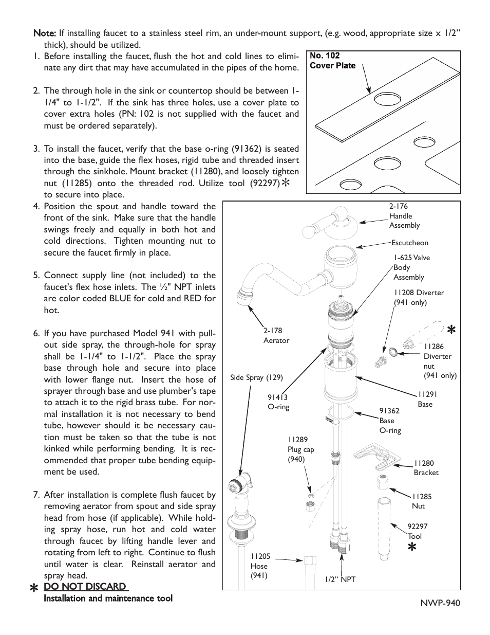 Newport Brass 941 User Manual | Page 2 / 3