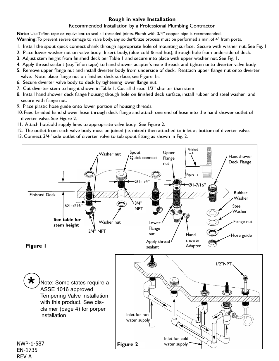 Newport Brass 3-1767 Victoria User Manual | Page 2 / 4