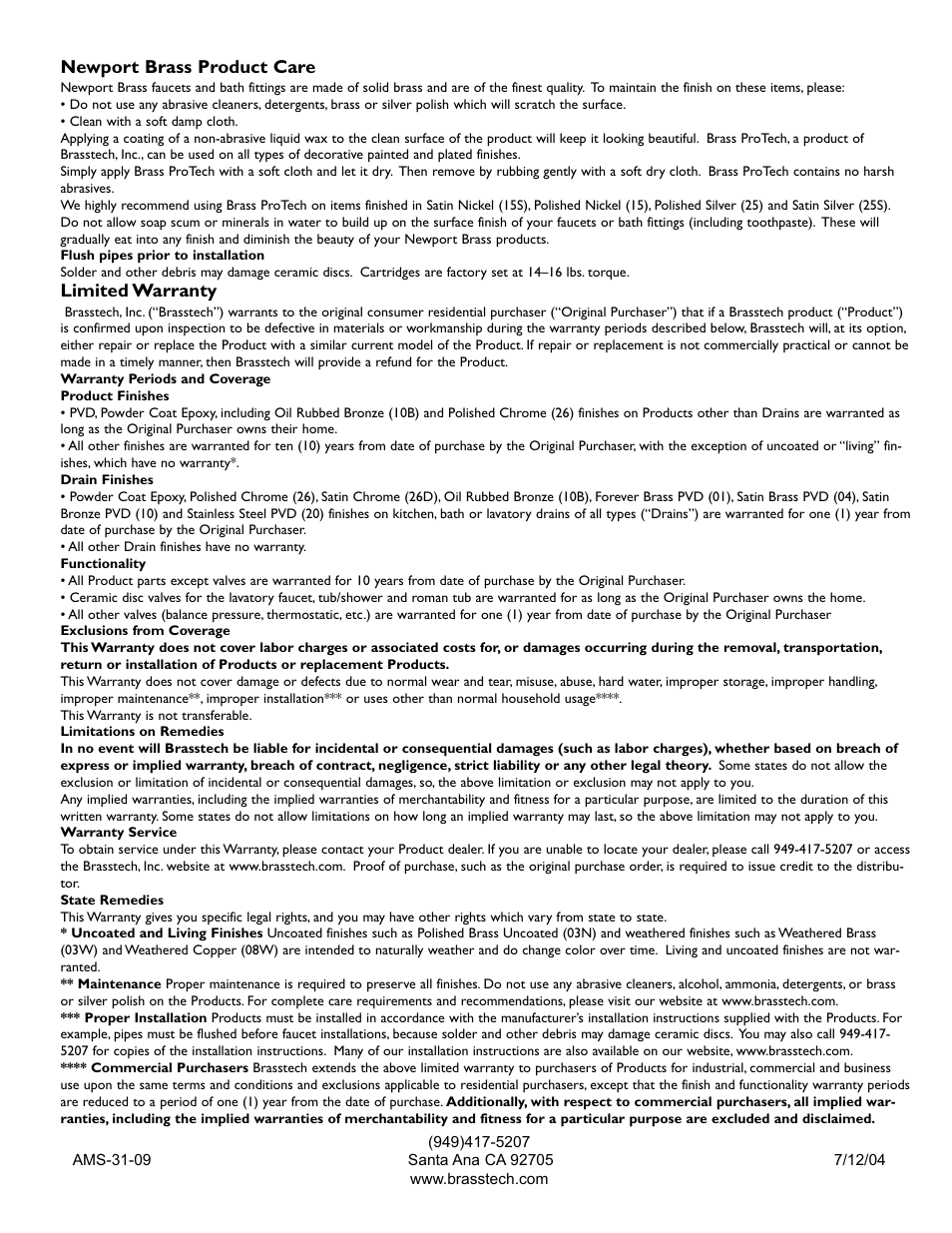 Newport Brass 31-12 Towel Ring_Garment Hook User Manual | Page 2 / 2