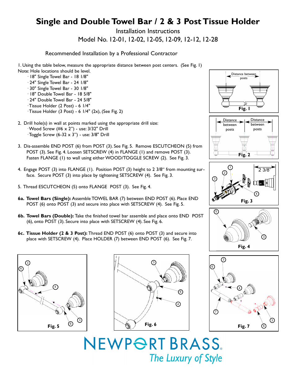 Newport Brass 12-02 User Manual | 1 page