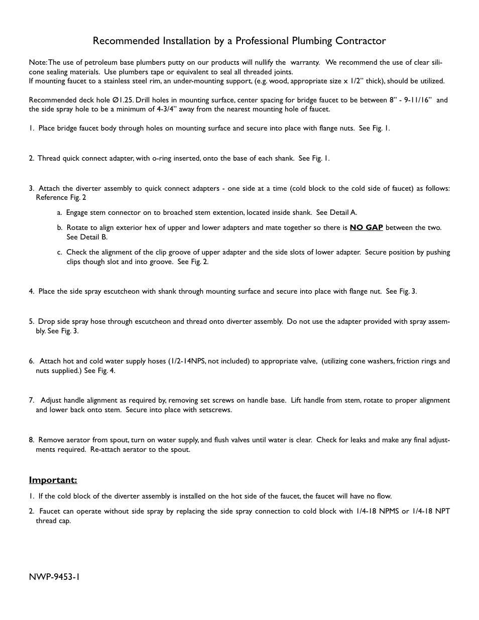 Newport Brass 9453-1 User Manual | Page 2 / 3